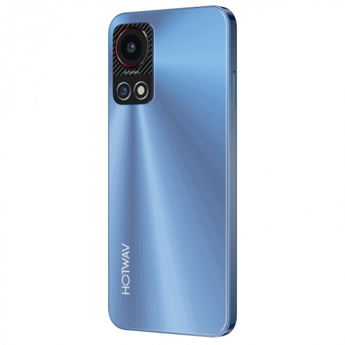  HOTWAV Note 13, 4 Go + 128 Go, identification par empreinte digitale latérale, 6,6 pouces Android 13 T606 Octa Core jusqu'à 1,6 GHz, réseau : 4G, NFC, OTG (bleu) SH501C188-014