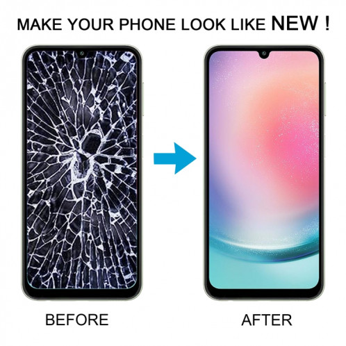 Pour Samsung Galaxy A24 SM-A245F 6.43 pouces OLED écran LCD pour numériseur assemblage complet avec cadre SH86031006-08