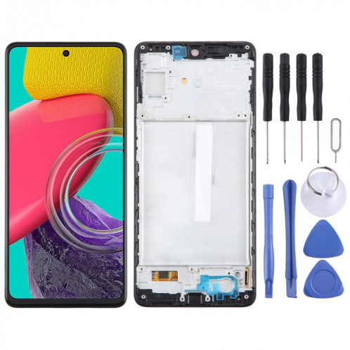 Pour Samsung Galaxy M53 SM-M536B 6.43 pouces OLED écran LCD pour numériseur assemblage complet avec cadre SH86061468-08