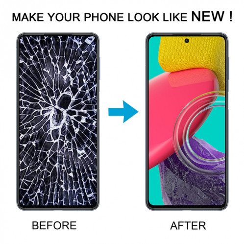 Pour Samsung Galaxy M53 SM-M536B 6.43 pouces OLED écran LCD pour numériseur assemblage complet avec cadre SH86061468-08