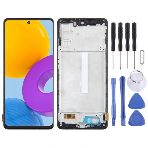 Pour Samsung Galaxy M52 5G SM-M526B 6.43 pouces OLED écran LCD pour numériseur assemblage complet avec cadre SH86071662-08