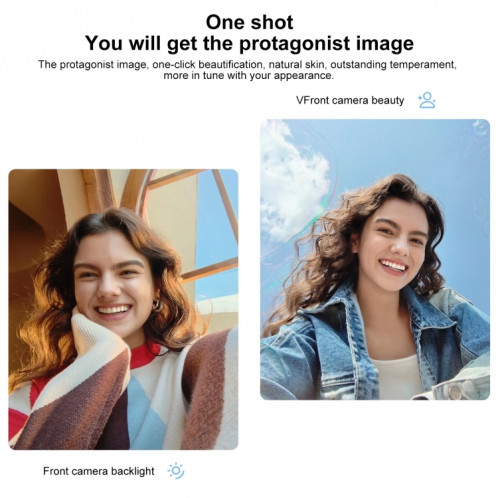 HUAWEI Enjoy 70S, 8 Go + 256 Go, identification par empreinte digitale latérale, 6,75 pouces HarmonyOS 4.2 Octa Core 2,4 GHz, réseau: 4G, ne prend pas en charge Google Play (blanc) SH902B983-012