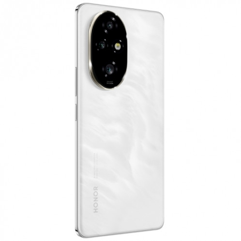 Honor 200 Pro, 12 Go + 512 Go, identification par empreinte digitale, 6,78 pouces MagicOS 8.0 Snapdragon 8s Gen 3 Octa Core, réseau : 5G, NFC, OTG (blanc argenté) SH202D677-016