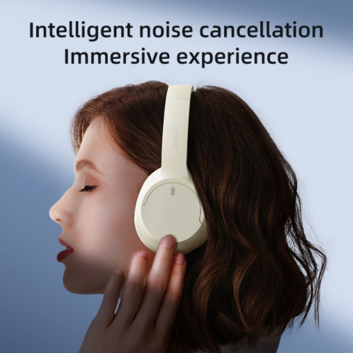 Casque Bluetooth 5.2 sans fil Zealot B39 (Beige) SZ201B1719-010