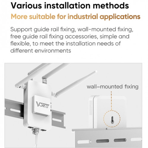 VONETS VAR1800-H Amplificateur réseau répéteur WiFi sans fil 1800 Mbps (blanc) SV101A1082-012