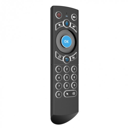 G21 2.4GHz Fly Air Mouse LED rétro-éclairage clavier sans fil télécommande avec gyroscope pour Android TV Box / PC, prise en charge de la voix intelligente SH65871062-09