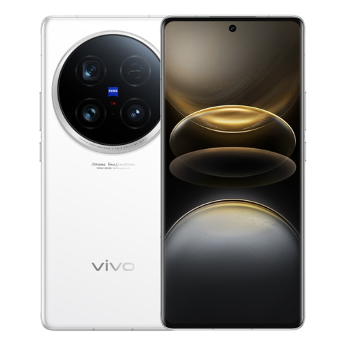 vivo X100 Ultra, 12 Go + 256 Go, Face ID / Identification par empreinte digitale, 6,78 pouces Android 14 OriginOS 4 Snapdragon 8 Gen 3 Octa Core, OTG, NFC, Réseau : 5G, Prise en charge de Google Play (Blanc) SV801A1845-013