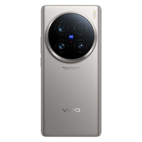 vivo X100 Ultra, 12 Go + 256 Go, identification faciale/identification par empreinte digitale, 6,78 pouces Android 14 OriginOS 4 Snapdragon 8 Gen 3 Octa Core, OTG, NFC, réseau : 5G, prise en charge Google Play (Titane) SV801C1403-013
