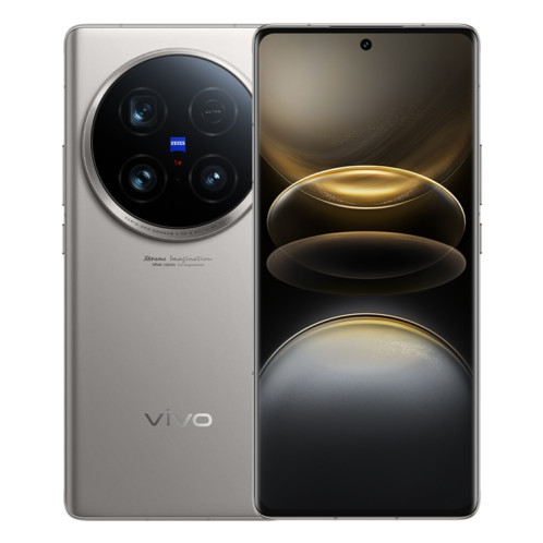 vivo X100 Ultra, 16 Go + 512 Go, identification faciale/identification par empreinte digitale, 6,78 pouces Android 14 OriginOS 4 Snapdragon 8 Gen 3 Octa Core, OTG, NFC, réseau : 5G, prise en charge Google Play (Titane) SV802C413-013