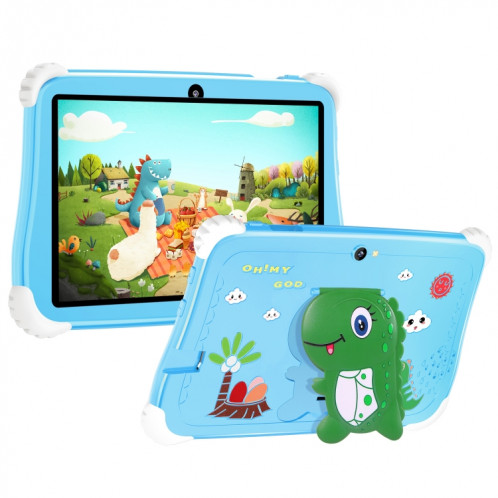 Tablette PC pour enfants WiFi C75 Dinosaur 7 pouces, 2 Go + 16 Go, processeur Android 7.1 MT6735 Octa Core (bleu) SH501B700-016