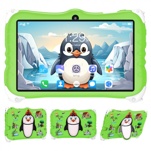 Penguin Tablette PC WiFi pour enfants de 7 pouces, 2 Go + 16 Go, Android 7.1 MT6735 Octa Core CPU (Vert) SH401C1474-016
