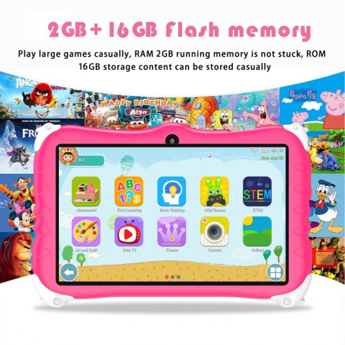 Penguin Tablette PC WiFi pour enfants de 7 pouces, 2 Go + 16 Go, Android 7.1 MT6735 Octa Core CPU (Bleu) SH401B1541-016