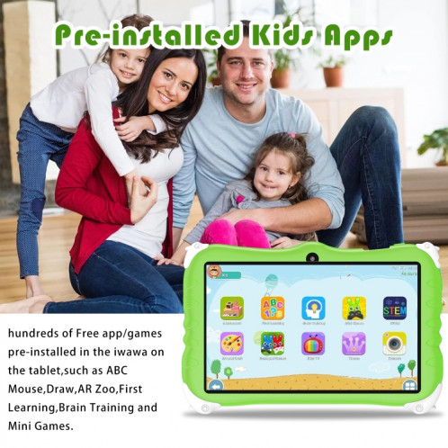Penguin Tablette PC WiFi pour enfants de 7 pouces, 2 Go + 16 Go, Android 7.1 MT6735 Octa Core CPU (Bleu) SH401B1541-016