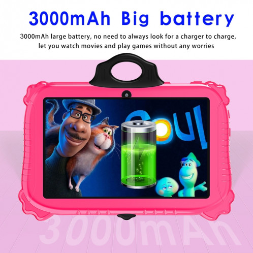 Tablette PC pour enfants WiFi C79 Panda 7 pouces, 2 Go + 16 Go, processeur Android 7.1 MT6735 Octa Core (violet) SH601A1090-017