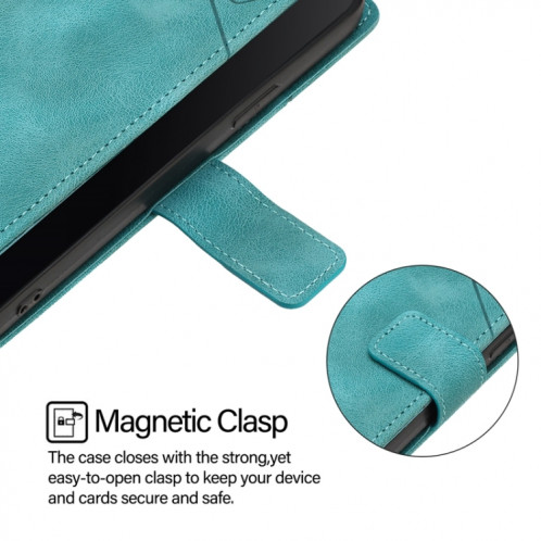 Pour Ulefone Note 14 Skin Feel Étui de téléphone en cuir gaufré (Vert) SH401D583-07