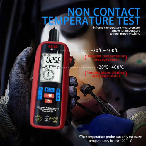 Multimètre numérique de Test de température infrarouge BSIDE A50 SB60261067-012