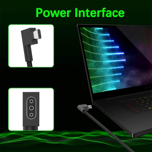 Adaptateur d'alimentation pour ordinateur portable 230W 19.5V 11,8a pour Razer 3 broches, prise: prise ue SH2301909-07
