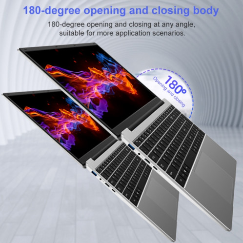 Ordinateur portable Jumper EZbook S7 15,6 pouces, 16 Go + 512 Go, Windows 11 Intel Alder Lake N95 Quad Core (gris) SJ701A1467-010