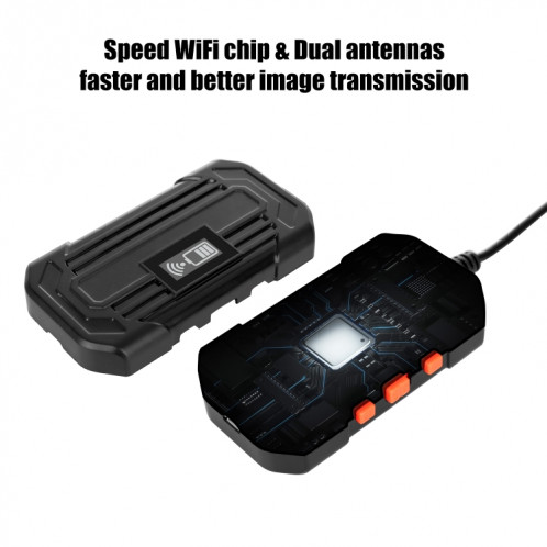 F240 3.9mm HD 1080P IP67 Endoscope numérique à connexion directe WiFi étanche, longueur de câble: 10m (noir) SH303A1931-010