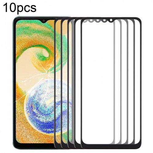 Lentille extérieure en verre pour écran avant, 10 pièces, pour Samsung Galaxy A04s SM-A047F, avec adhésif OCA optiquement transparent SH4915409-07