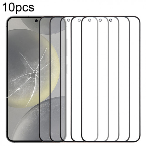 Lentille extérieure en verre pour écran avant, pour Samsung Galaxy S24 SM-S921B, 10 pièces, avec adhésif OCA optiquement transparent SH4928593-07