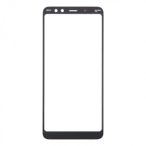 Pour Samsung Galaxy A8 2018 SM-A530F 10 pièces lentille extérieure en verre d'écran avant avec adhésif optiquement clair OCA SH4936944-07