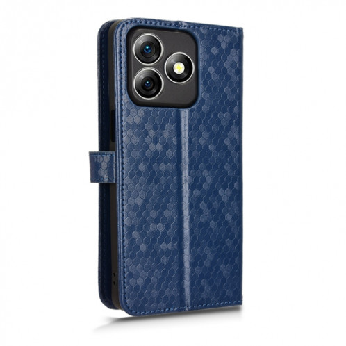 Pour Ulefone Note 18 Ultra Honeycomb Dot Texture Étui de téléphone en cuir (Bleu) SH602C251-06