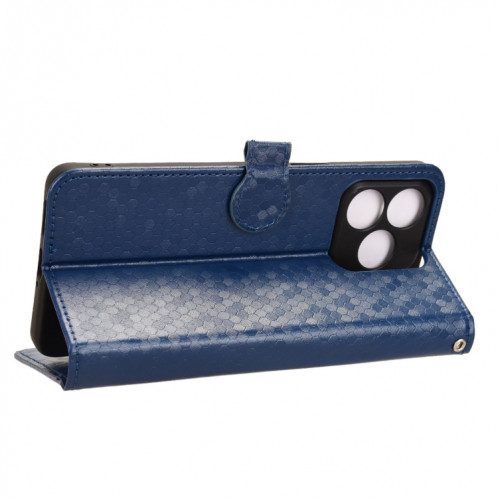 Pour Ulefone Note 18 Ultra Honeycomb Dot Texture Étui de téléphone en cuir (Bleu) SH602C251-06