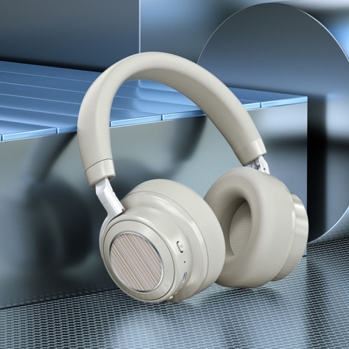 Écouteur de jeu Bluetooth sans fil monté sur la tête à réduction de bruit active VJ364 ANC (marron argenté) SH001B1345-09