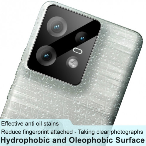 Pour Motorola Edge 50 Pro imak Film de lentille en verre intégré haute définition Version noire SI0401554-08