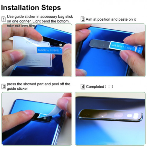 Pour Motorola Edge 50 Pro imak Film de lentille en verre intégré haute définition Version noire SI0401554-08