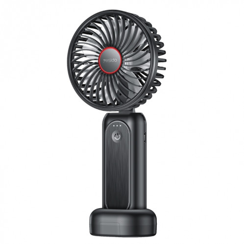 Yesido YF10 Ventilateur de charge USB portatif silencieux et pliable (noir) SY701A588-013
