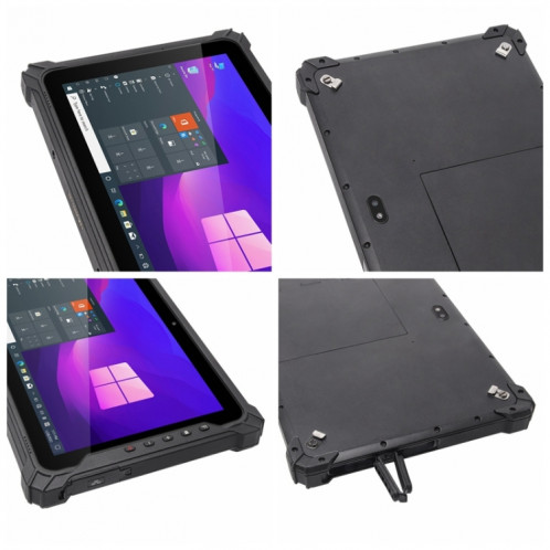 Tablette PC robuste UNIWA WinPad W117, 8 Go + 128 Go, 10,1 pouces Windows 11 Pro Intel Jasper Lake N5100 Quad Core, réseau 4G (noir) SU101A185-07