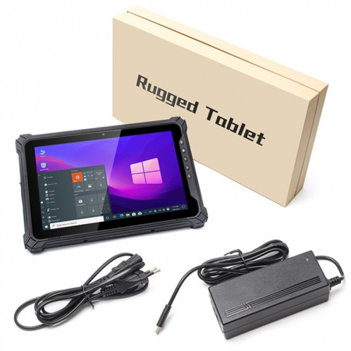 Tablette PC robuste UNIWA WinPad W117, 8 Go + 128 Go, 10,1 pouces Windows 11 Pro Intel Jasper Lake N5100 Quad Core, réseau 4G (noir) SU101A185-07