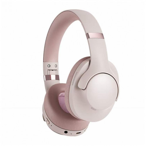 BT048 ANC Casque sans fil Bluetooth 5.3 à réduction de bruit (rose) SH401C575-09