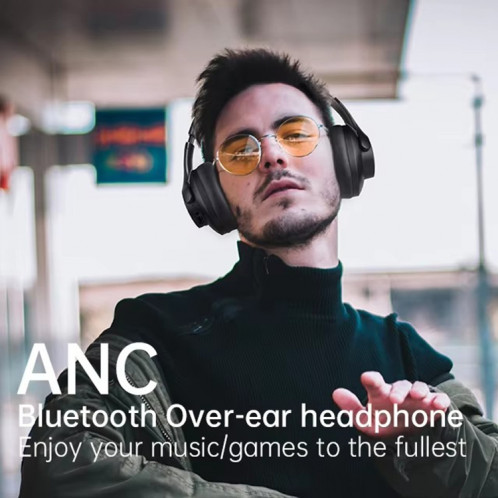 Casque sans fil Bluetooth 5.3 à réduction de bruit BT048 ANC (bleu clair) SH401D1926-09