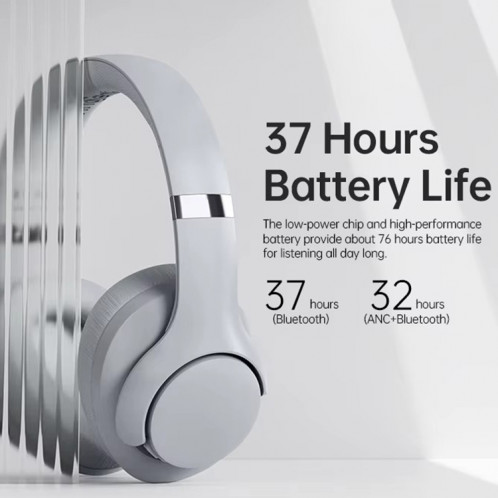 Casque sans fil Bluetooth 5.3 à réduction de bruit BT048 ANC (or rose) SH401B1588-09