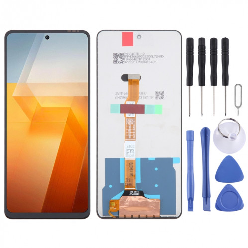 Pour vivo iQOO Z7 Chine V2270A Écran LCD OEM avec assemblage complet de numériseur SH8229649-07