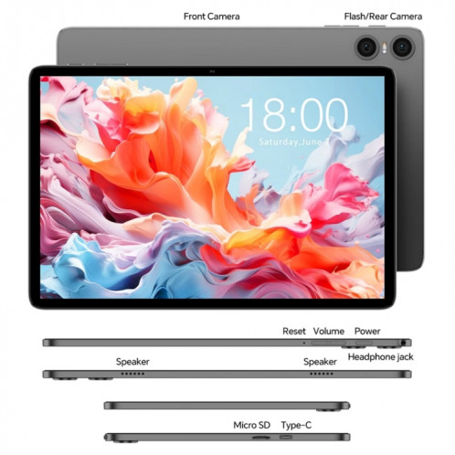 Tablette PC Teclast P30T 10,1 pouces WiFi6, 4 Go + 128 Go, Android 14 Allwinner A523 Octa Core ST0601901-020
