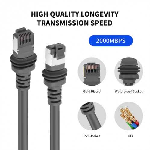Câble Ethernet dédié au satellite pour Starlink Actuated Gen 3, longueur : 30,5 m SH27031500-08