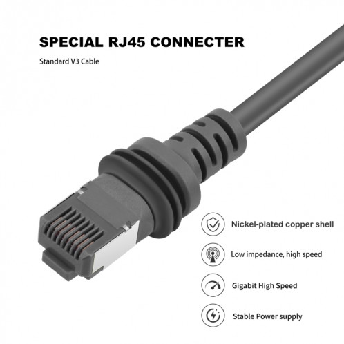 Câble Ethernet dédié au satellite pour Starlink Actuated Gen 3, longueur : 46 m SH27041158-08