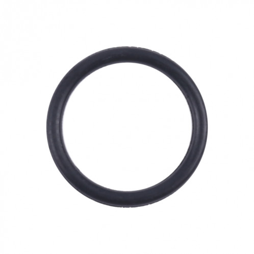 Pour iPhone X / 11/11 Pro Caméra arrière Anneau en caoutchouc étanche (Noir) SH301A224-04