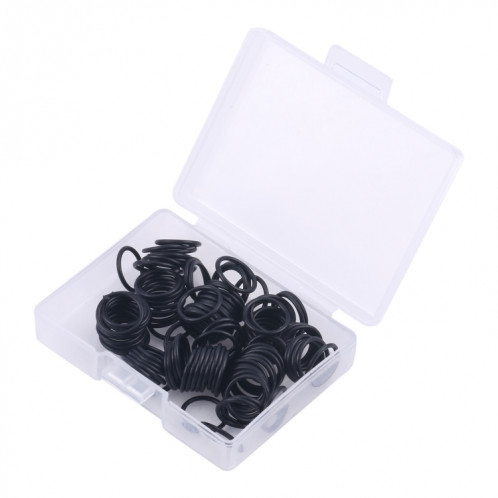 Pour iPhone X / 11/11 Pro Caméra arrière Anneau en caoutchouc étanche (Noir) SH301A224-04