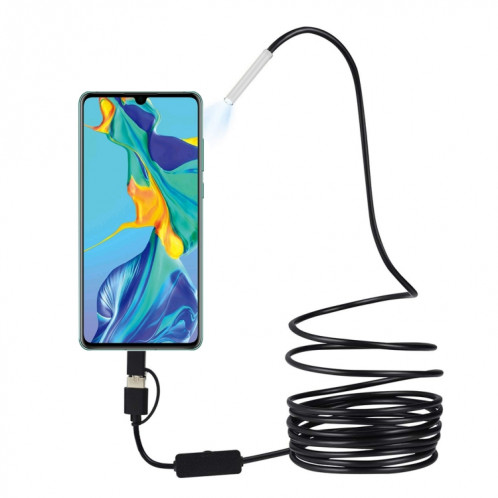 inskam107 3.9mm 3 en 1 caméra d'inspection d'endoscope numérique de l'industrie étanche HD, longueur: 1 m de câble dur SH8601124-07