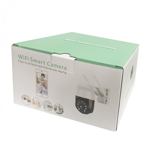 Caméra IP WiFi intelligente ESCAM QF518 5MP, prise en charge de la détection humanoïde AI / suivi automatique / double vision nocturne / stockage en nuage / carte audio bidirectionnelle / TF, prise: (blanc) SE601A1543-019