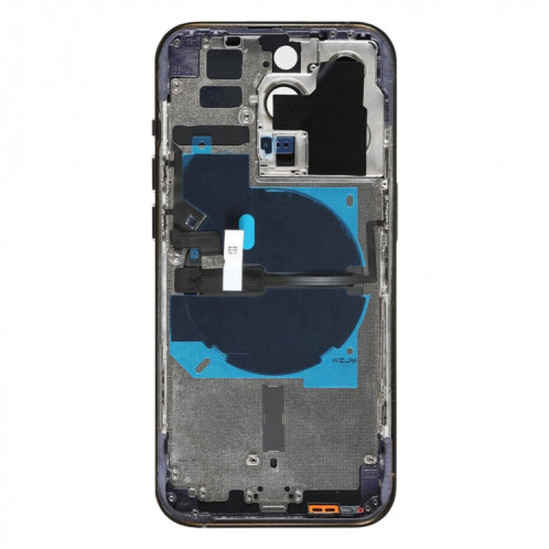 For iPhone 14 Pro Battery Back Cover with Power + Volume Flex Cable + Wireless Charging Module, Version:China Version(Purple) SH401C1343-08