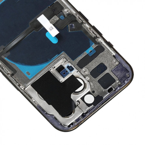 For iPhone 14 Pro Battery Back Cover with Power + Volume Flex Cable + Wireless Charging Module, Version:China Version(Purple) SH401C1343-08