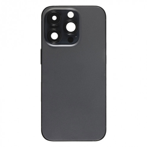 For iPhone 14 Pro Battery Back Cover with Power + Volume Flex Cable + Wireless Charging Module, Version:CE EU Version(Black) SH402A1545-08