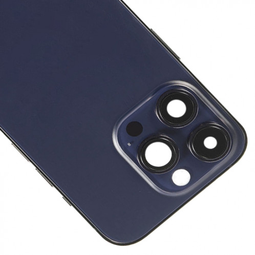Pour iPhone 14 Pro Cache arrière de batterie avec touches latérales et plateau de carte, Version : Version chinoise (violet) SH802C49-08