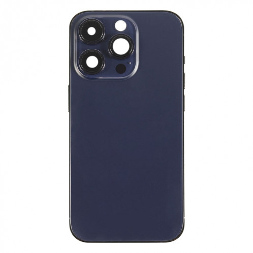 Pour iPhone 14 Pro Cache arrière de batterie avec touches latérales et plateau de carte, Version : Version CE UE (violet) SH803C1815-08